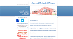 Desktop Screenshot of overend-methodist.com